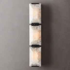 Huxley Calcite Triple Sconce