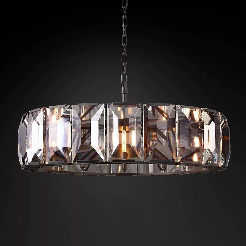 Huxley Crystal Round Chandelier 43"