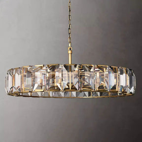 Huxley Crystal Round Chandelier 60"