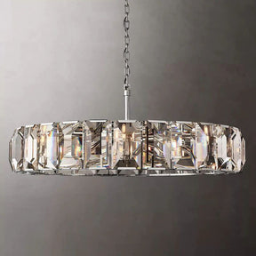 Huxley Crystal Round Chandelier 60"