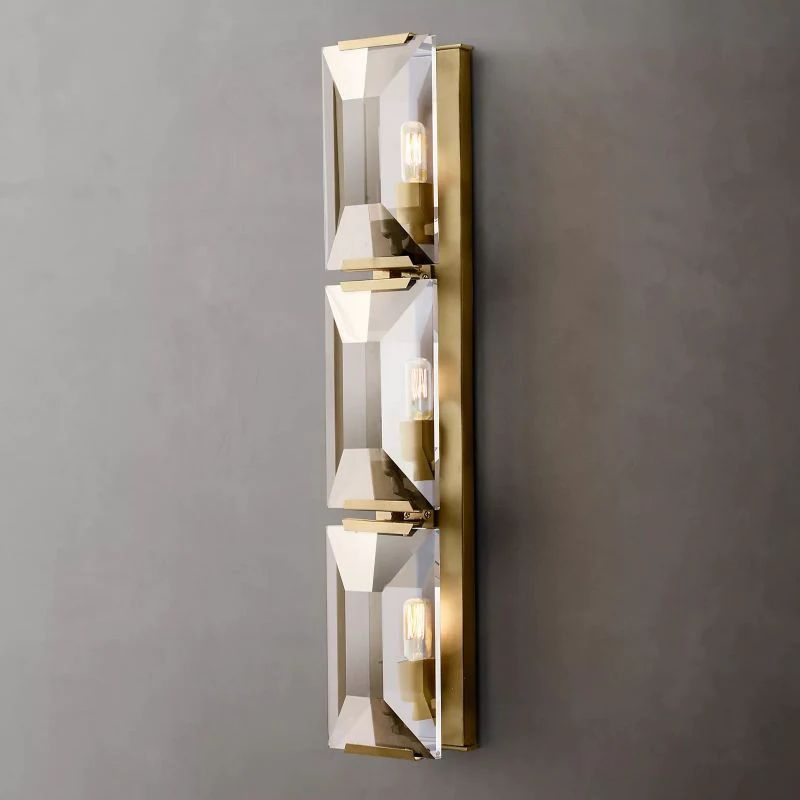 Huxley Crystal Triple Wall Sconce