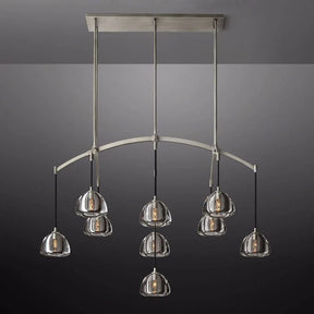 Modern Glass Pendant Light for Living Rooms and Kitchen Islands 54" | LuminexHome