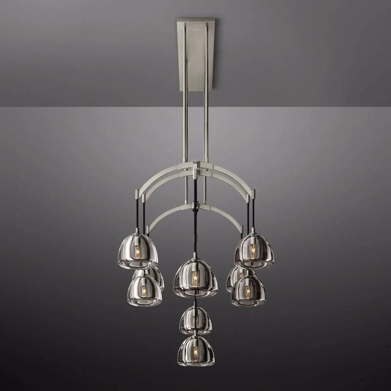 Modern Glass Pendant Light for Living Rooms and Kitchen Islands 54" | LuminexHome