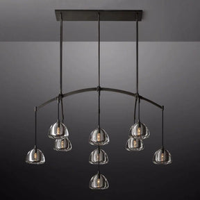 Modern Glass Pendant Light for Living Rooms and Kitchen Islands 54" | LuminexHome