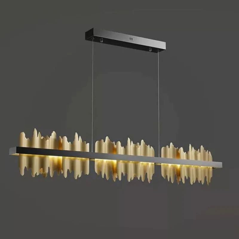 Kieran Modern Sculpture Linear Chandelier