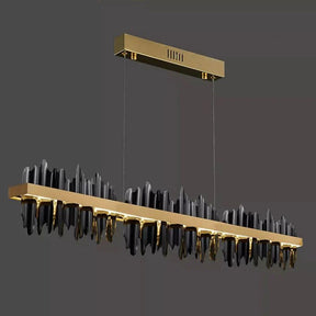 Kieran Modern Sculpture Linear Chandelier