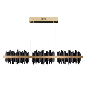 Kieran Modern Sculpture Linear Chandelier