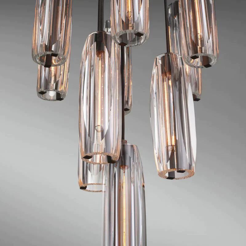 Katina Crystal 10-Light Round Chandelier