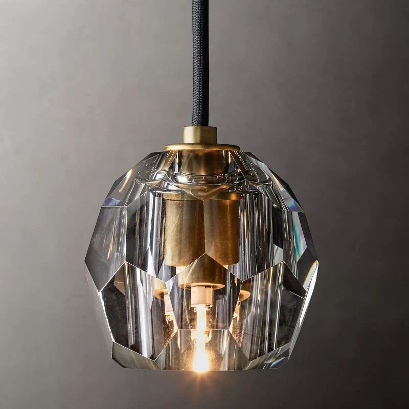 Cristal Glass Cord Pendant