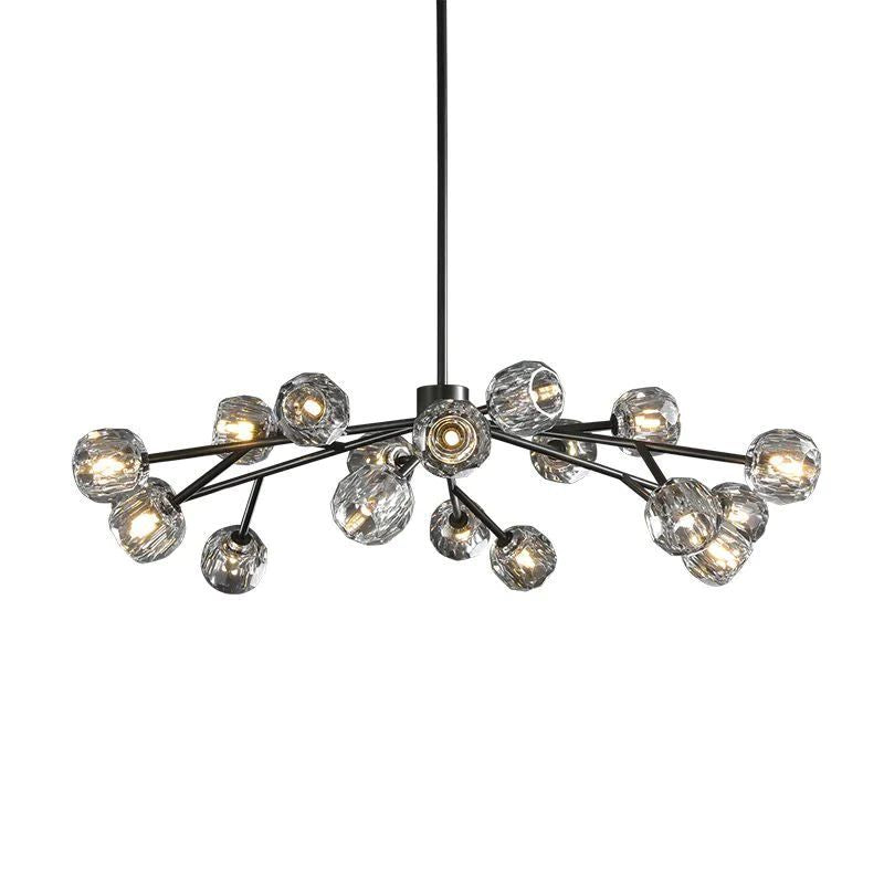 Modern Crystal Pendant Light for Living Rooms 48" | LuminexHome