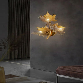 Luminous Maple Wall Sconce