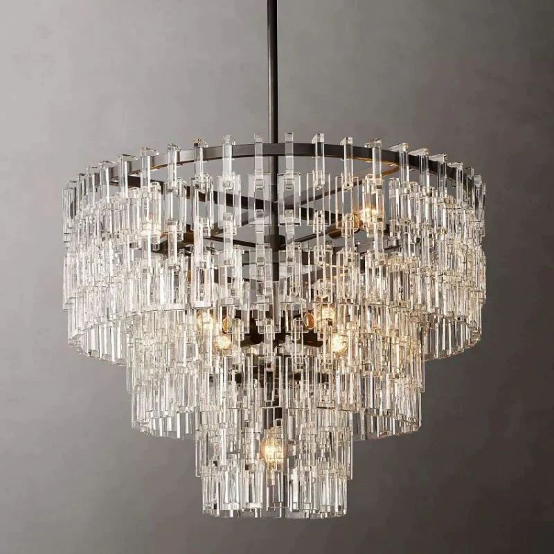 Miranda 3-Tier Round Chandelier 36"