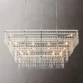 Miranda 4-Tier Rectangle Chandelier 72"