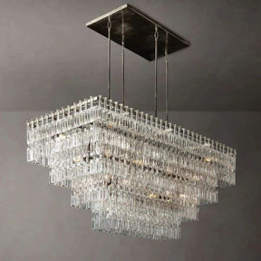 Miranda 4-Tier Rectangle Chandelier 72"