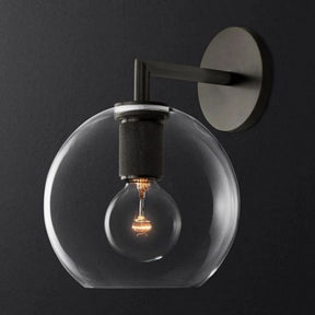 Mechanic Globe Shade Sconce