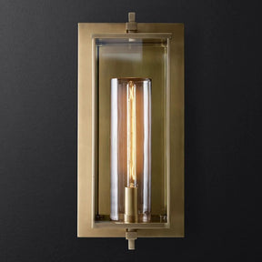 Outdoor Square Grand Wall Sconce