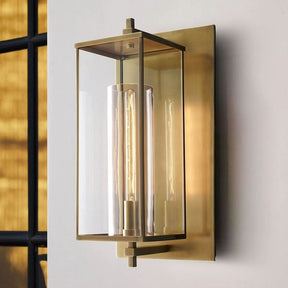 Outdoor Square Grand Wall Sconce