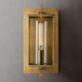 Outdoor Square Short Wall Sconce