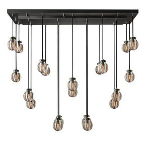 Pearl Rectangle Chandelier 54"