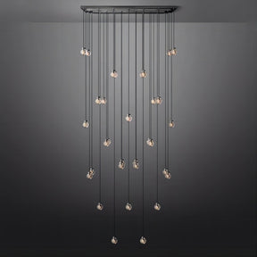 Pearl Rectangle Chandelier 72"