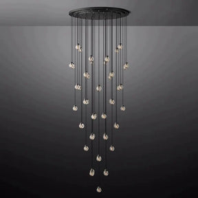 Pearl Round Chandelier 60"