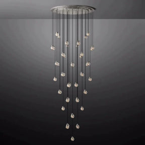 Pearl Round Chandelier 60"