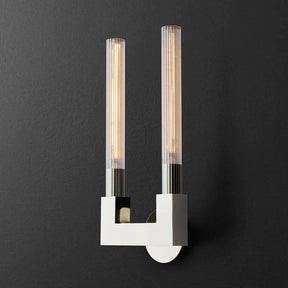 Pridan Glass Double Wall Sconce