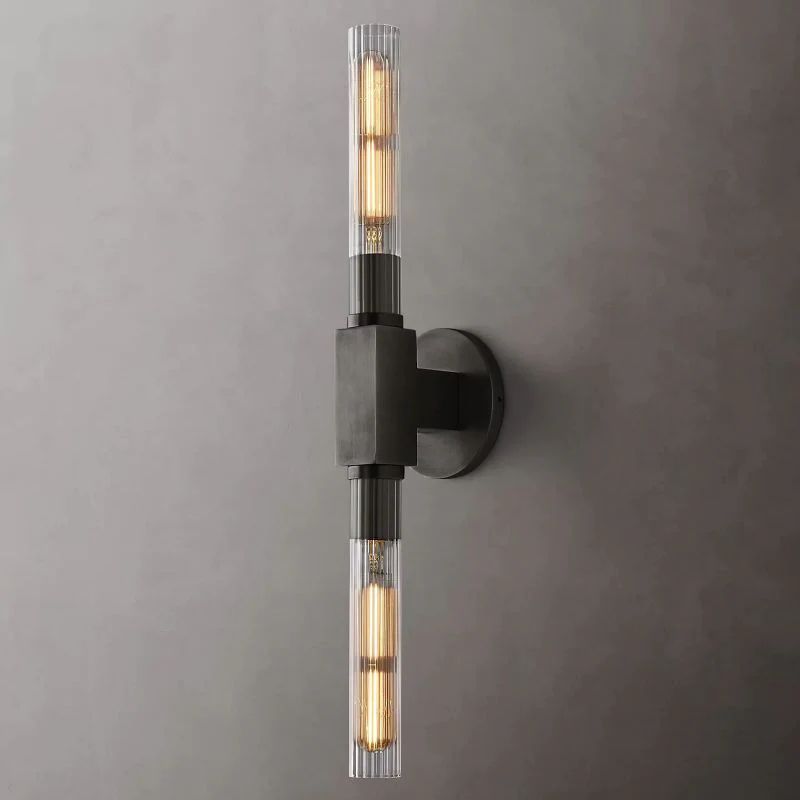 Pridan Glass Linear Wall Sconce