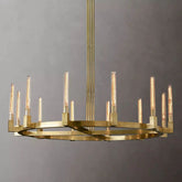 Pridan Glass Round Chandelier 60"