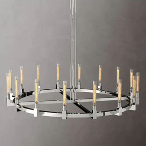 Pridan Glass Round Chandelier 72"