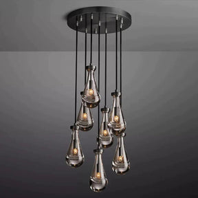 Raindrop Round Chandelier 18"