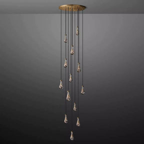 Raindrop Round Chandelier 36"