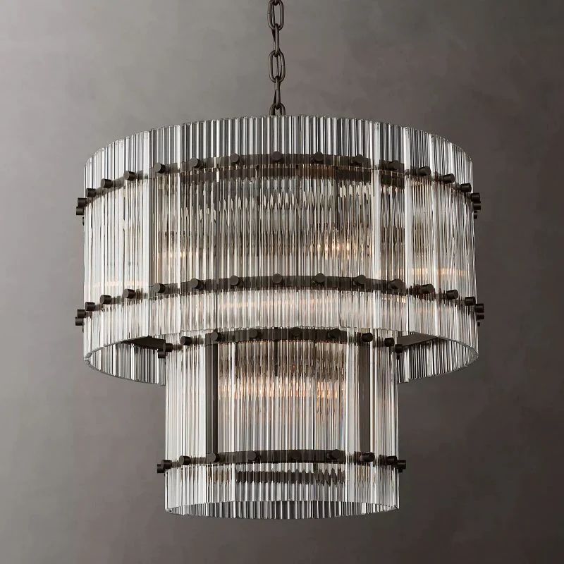 San Marco Two-Tier Luxury Round Chandelier 22"