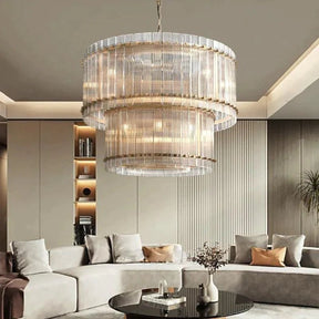 San Marco Two-Tier Luxury Round Chandelier 37"