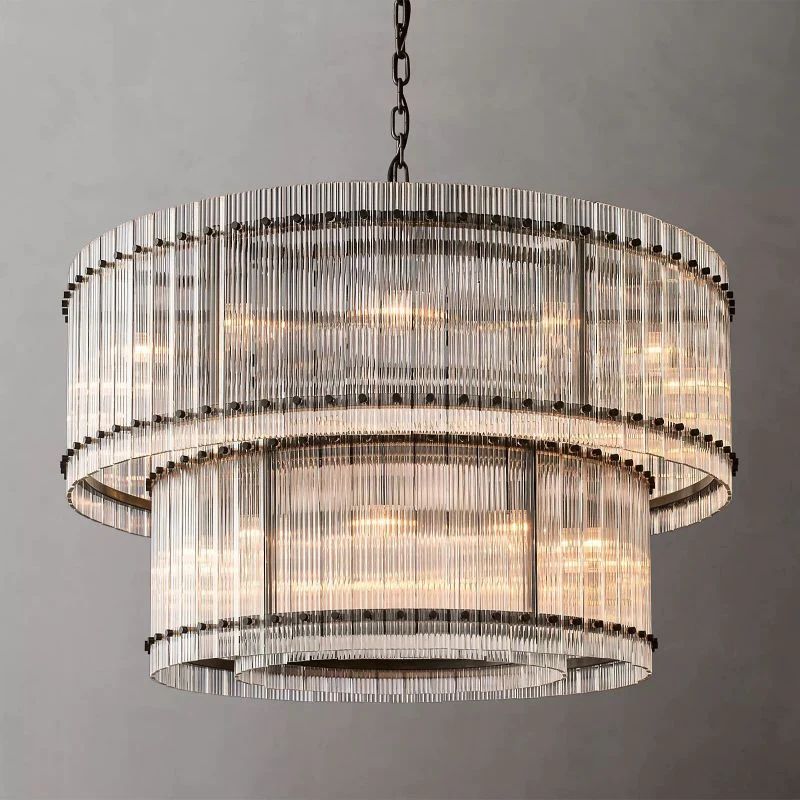 San Marco Two-Tier Luxury Round Chandelier 48"