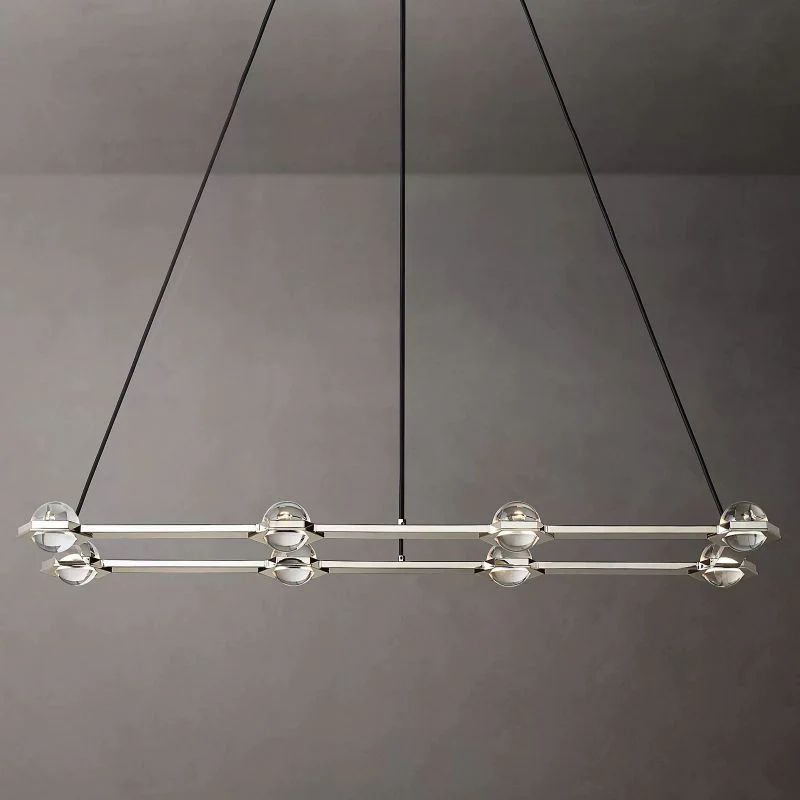 Celestial Rectangular Chandelier 54"