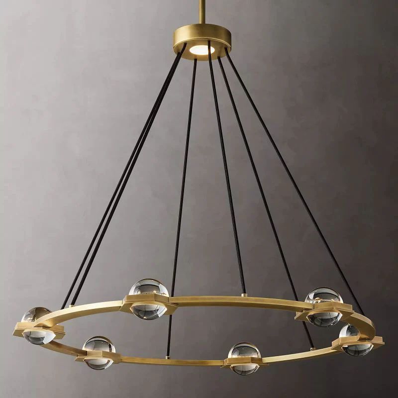 Celestial Round Chandelier 36"