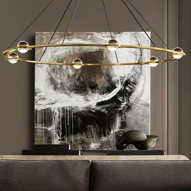 Celestial Round Chandelier 60"