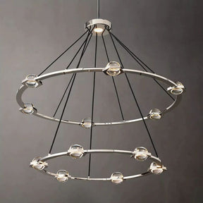 Celestial Two-Tier Round Chandelier 48"