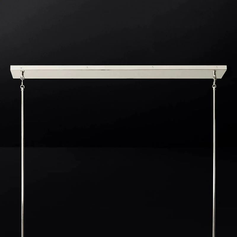 Triumph Glass Linear Chandelier 49"