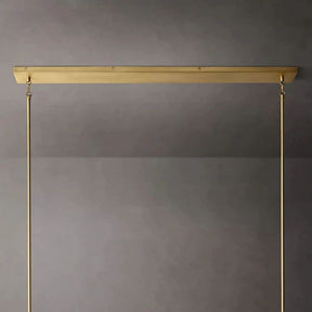 Triumph Glass Linear Chandelier 49"