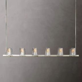 Triumph Glass Linear Chandelier 60"