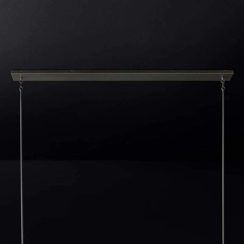 Triumph Glass Linear Chandelier 60"