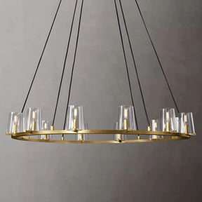 Triumph Glass Round Chandelier 48"