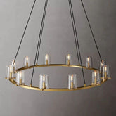 Triumph Glass Round Chandelier 48"