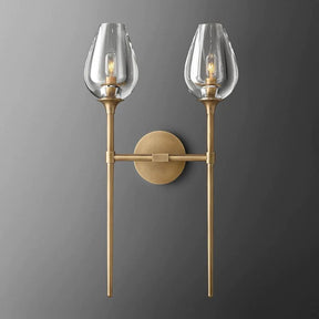 Luminous Tulip Double Sconce