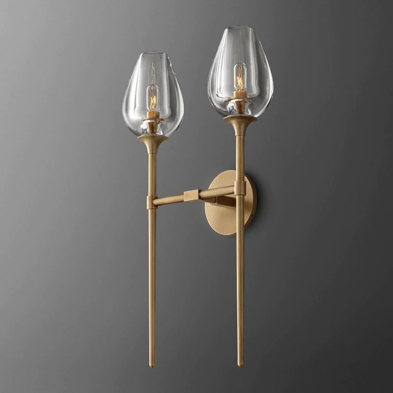 Luminous Tulip Double Sconce