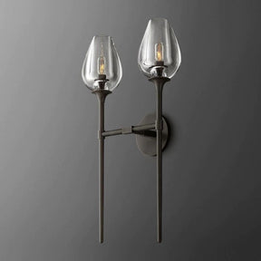 Luminous Tulip Double Sconce