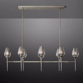 Luminous Tulip Linear Chandelier 52''