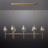 Luminous Tulip Linear Chandelier 52''